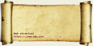 Tijana Begović vizit kartica